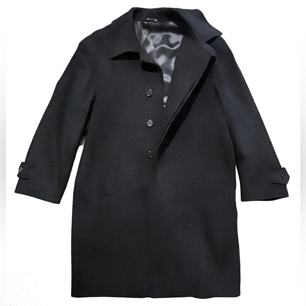 MARIO VALENTE Luxury Men’s Cashmere/Lambswool Overcoat